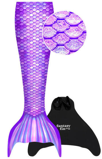 Queue de sirene FANTASY LILA L/XL