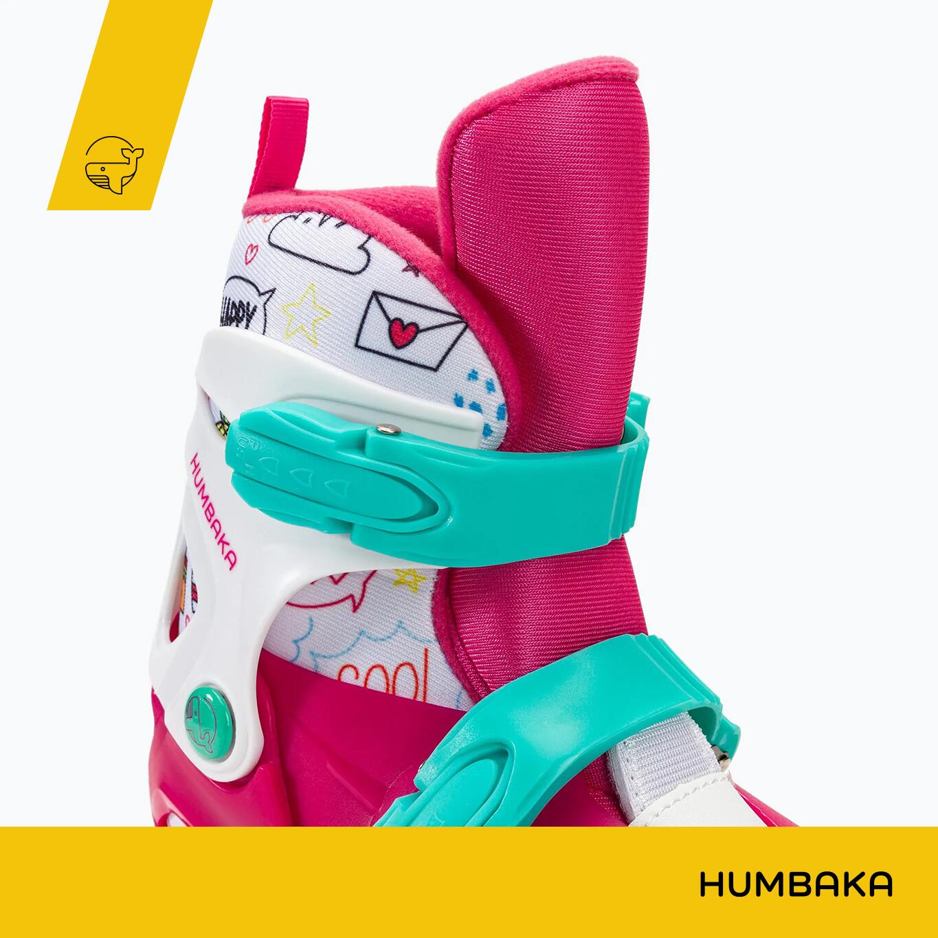 Pattini in linea per bambini HUMBAKA Starjet LED 3in1 3/7