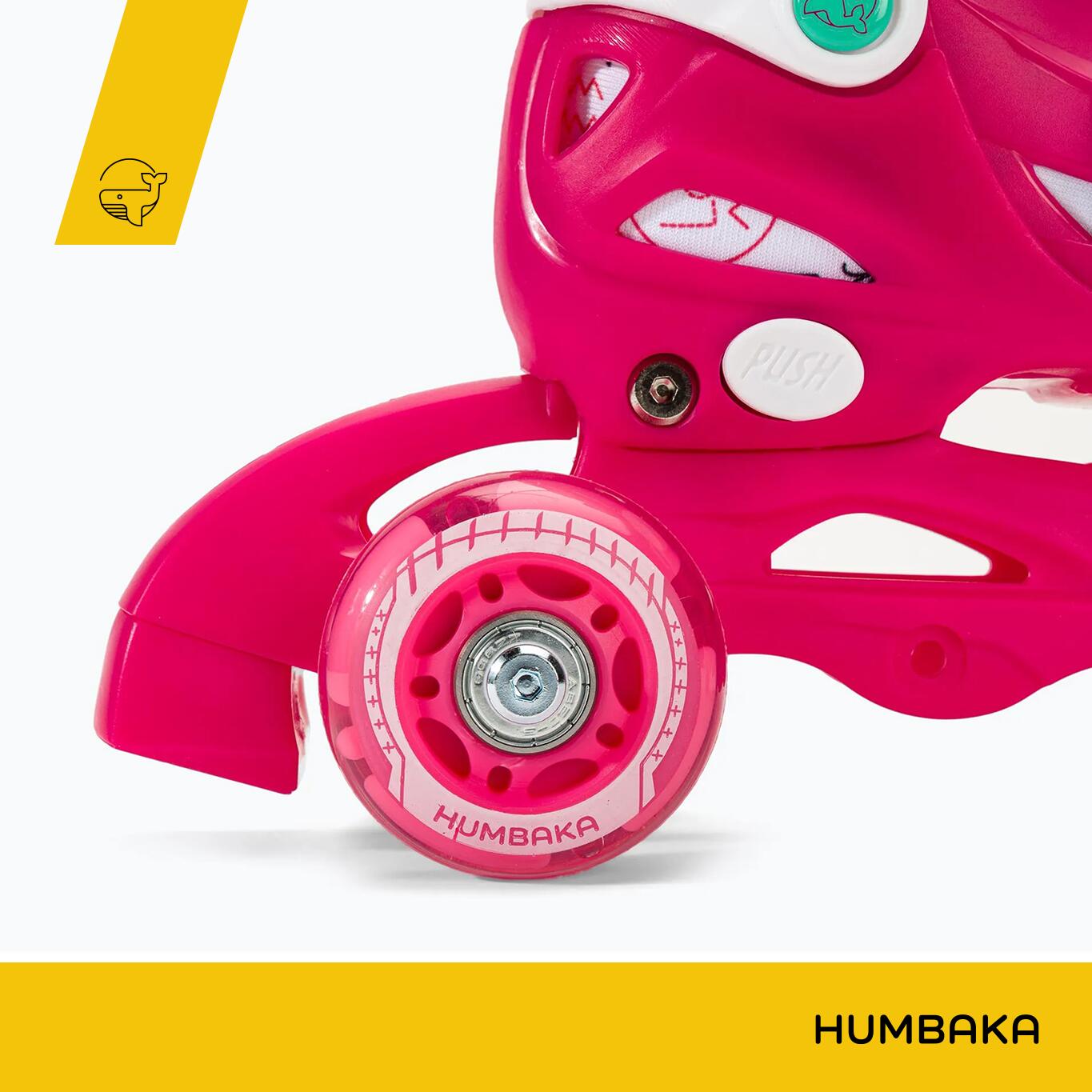 Pattini in linea per bambini HUMBAKA Starjet LED 3in1 5/7