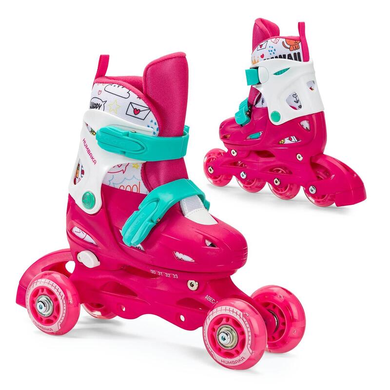 Rollers en ligne enfant HUMBAKA Starjet LED 3en1