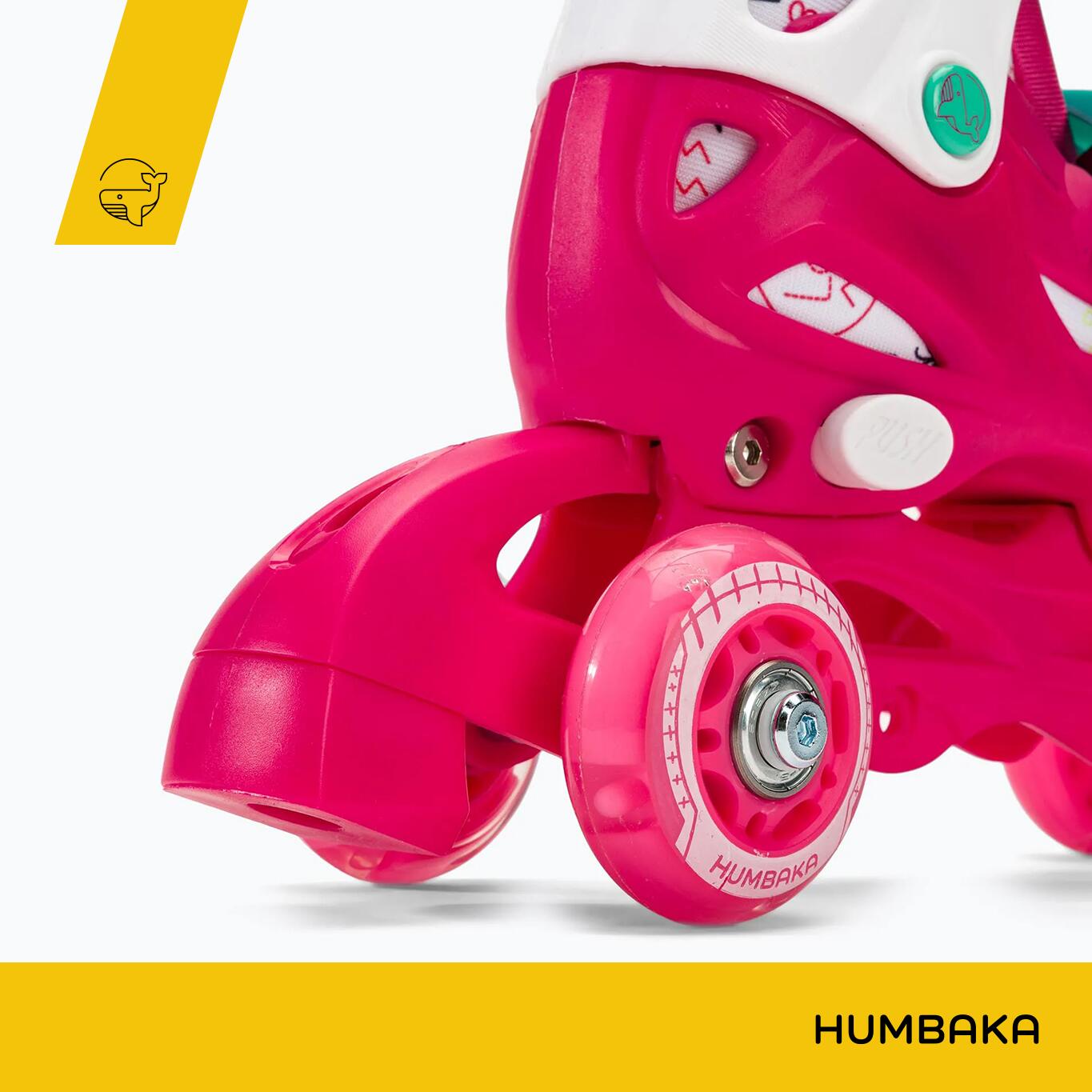 Pattini in linea per bambini HUMBAKA Starjet LED 3in1 4/7