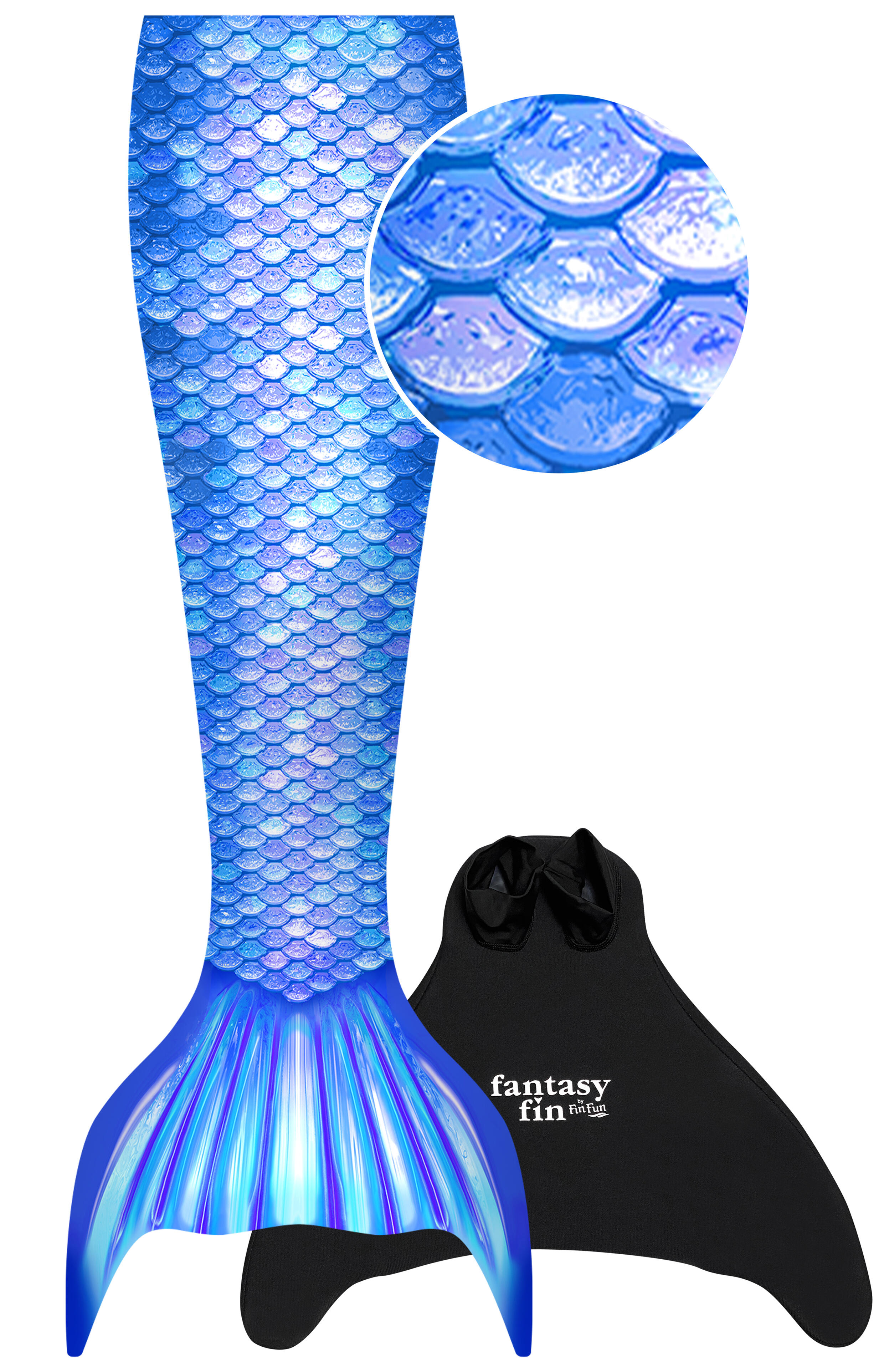 FINFUN Meerjungfau FANTASY BLAU L/XL