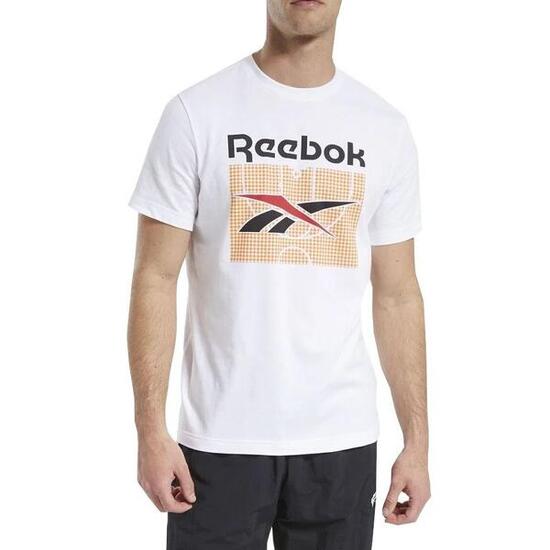 T-shirt de basket-ball Reebok Classic Basketball Court homme blanc, blanc