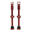 Presta Peaty'sX Chris King Mk2 tubeless ventielen PTV2-60-RED-12