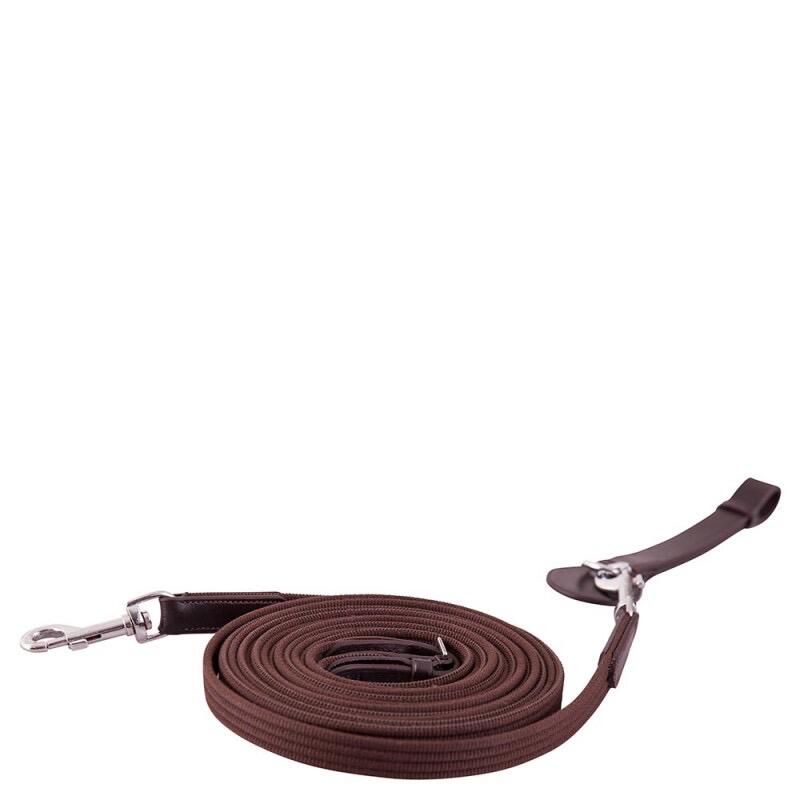 Rênes pour cheval allemande en toile avec boucle détachable Premiere 2/2
