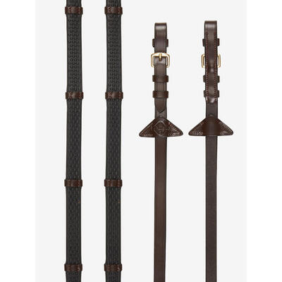 Zachte rubberen teugels met stoppers lemieux