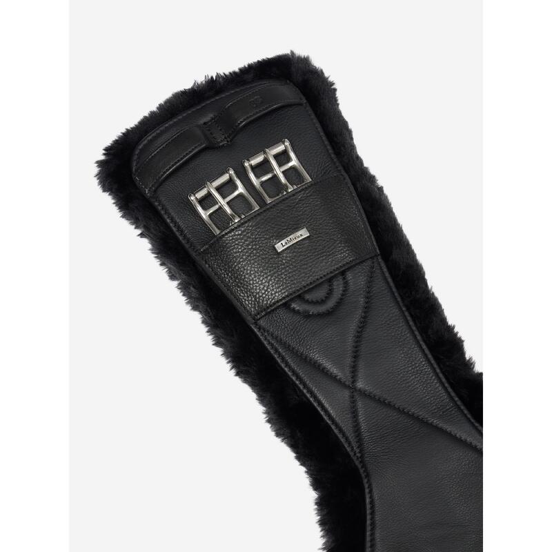 Sangle de dressage d'équitation cuir LeMieux Arika Simuwool