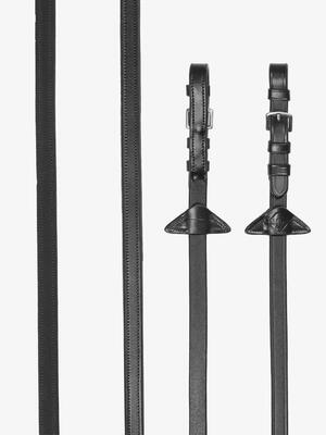 Rubber half lined reins