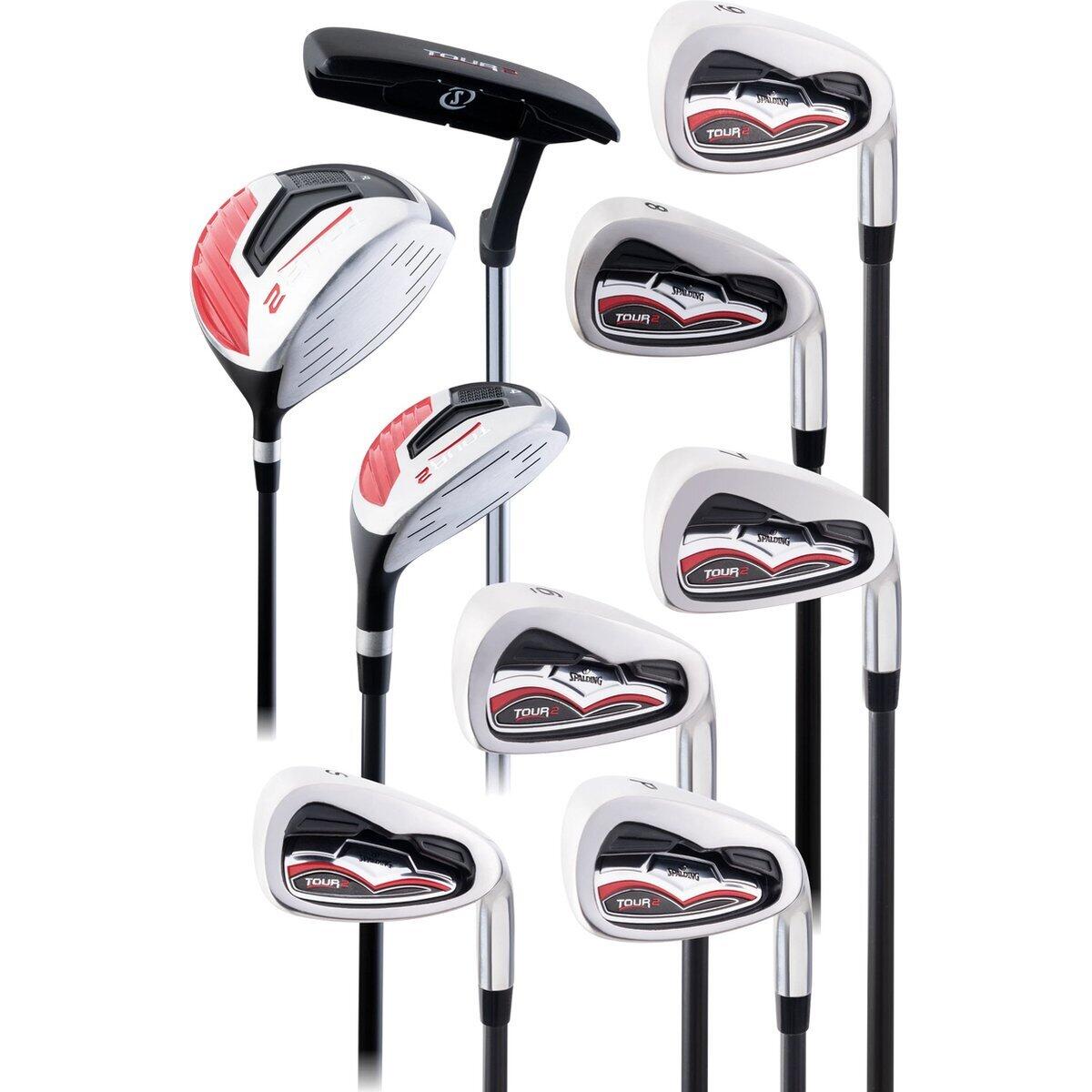 Linkshandige golfset met trolleytas Spalding Tour 2 FS Graphite 7/7
