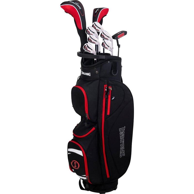 Linkshänder-Golfset mit Trolleytasche Spalding Tour 2 FS Graphite