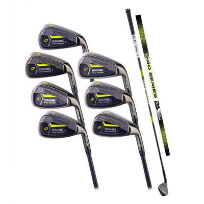 Dames golfset 5-sw ijzer rechtshandig spalding pro series graphite pvd finish
