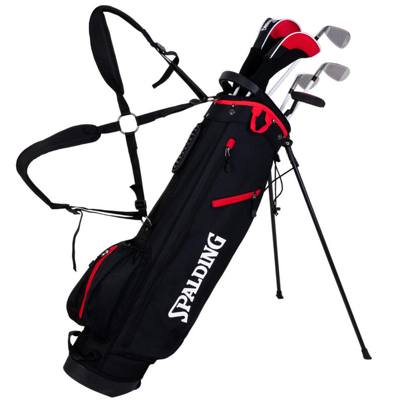 Linkshandige golfset met statiefzak Spalding Executive Half Set Graphite