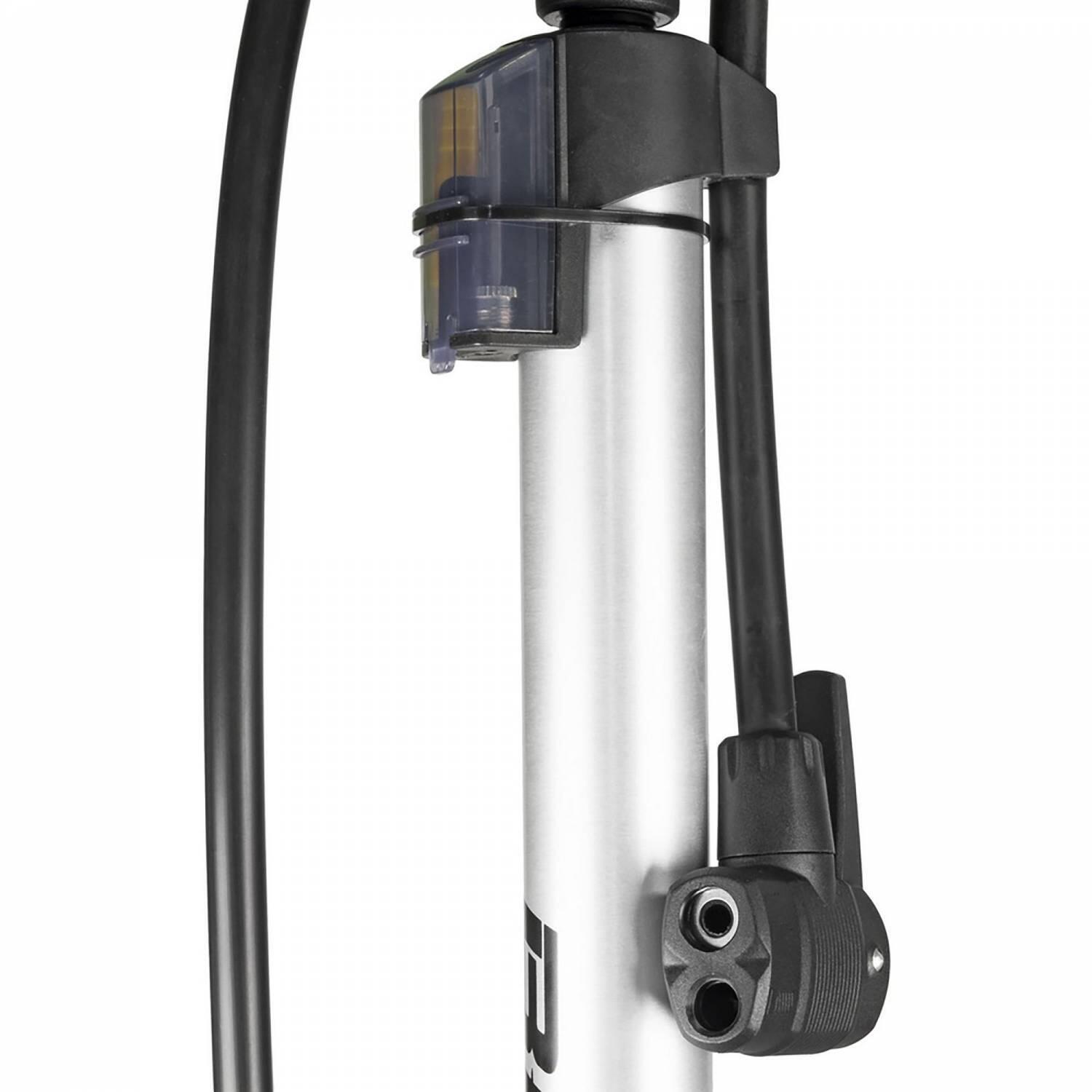 Pompe en aluminium pour vélo avec manomètre