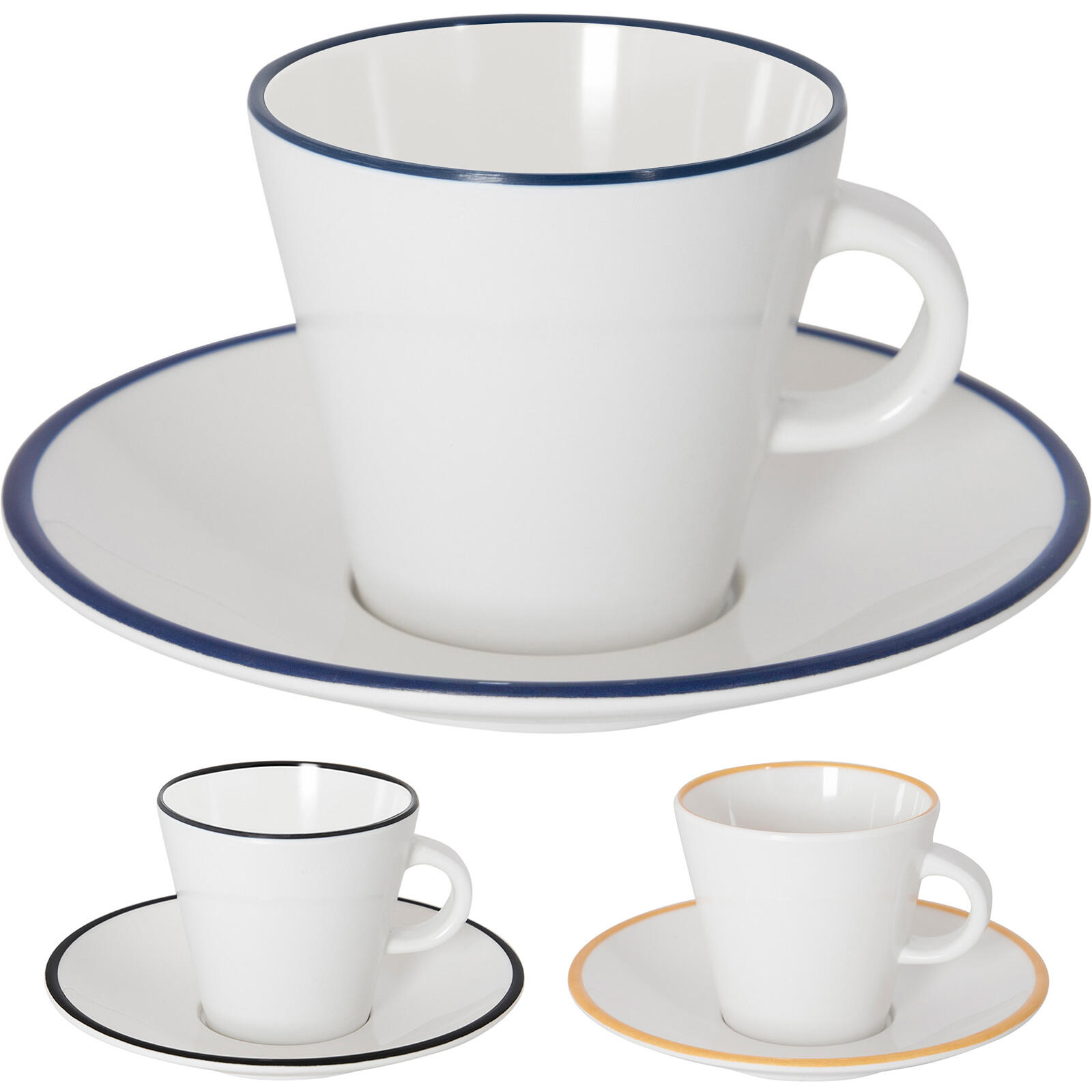 Juego de taza café espresso Linea Camping platillo 4/5
