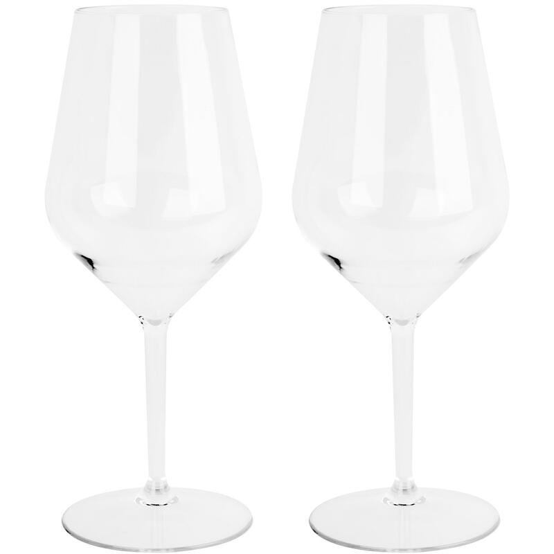 Verres à vin Set Classic Tritan Camping Voyage blanc Verre 470 ml