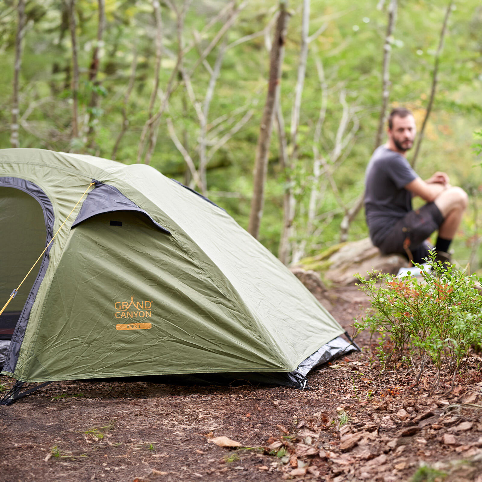 Tente de trekking Apex Alu 1 personne géodésique monoplace 2,15 kg Légère 5/7