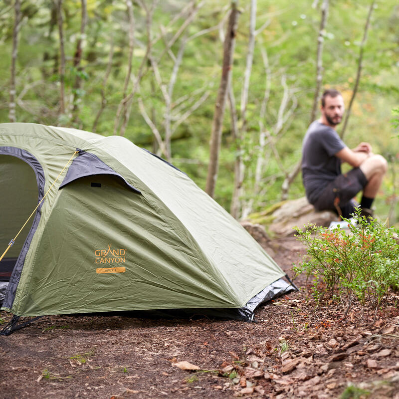 Tente de trekking Apex Alu 1 personne géodésique monoplace 2,15 kg Légère