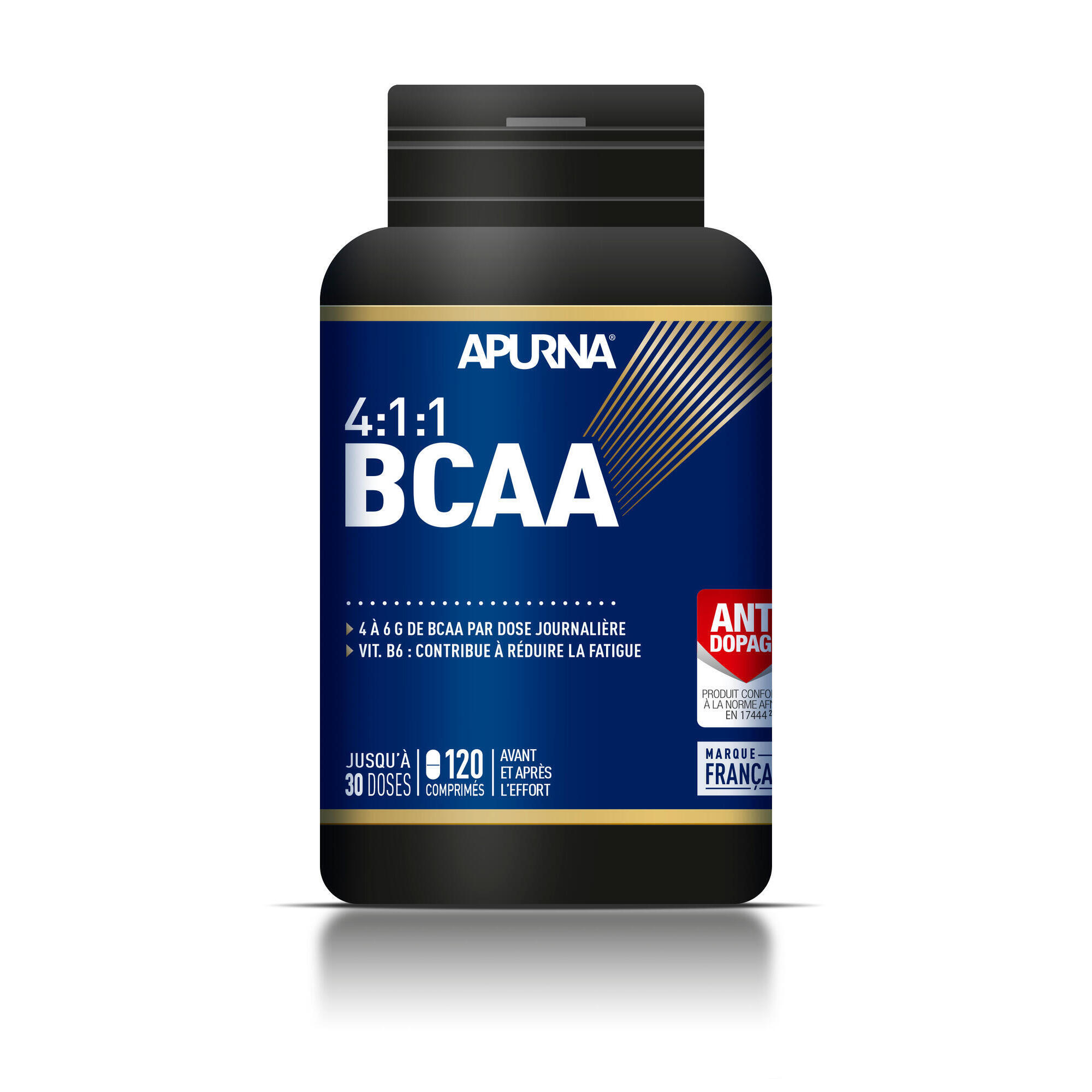Apurna - Bcaa 4.1.1 Neutre (120 Comprimés) - Bcaa - 100 G - Decathlon