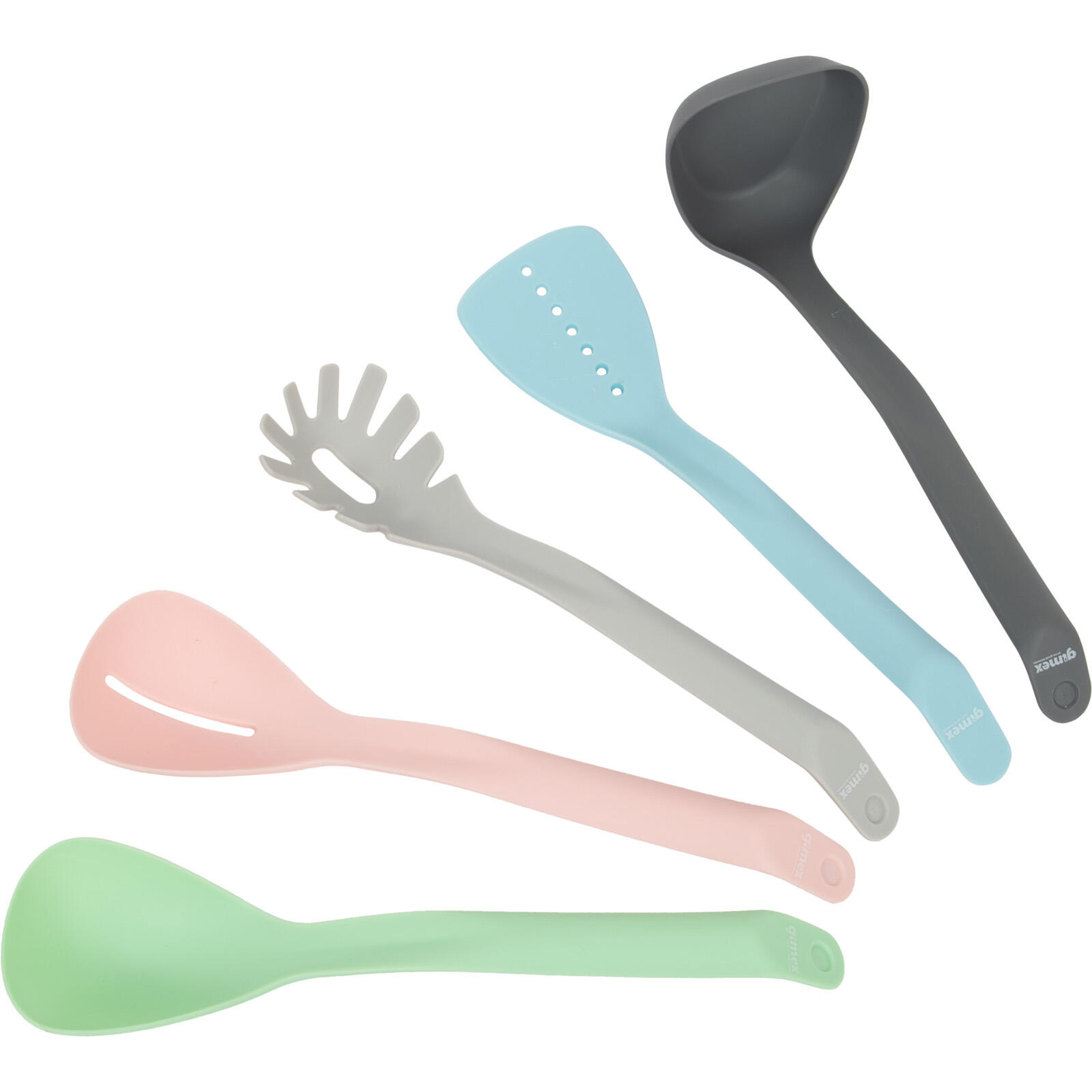 Keukengerei set 5 stuks Pastel Camping spatel 3/7