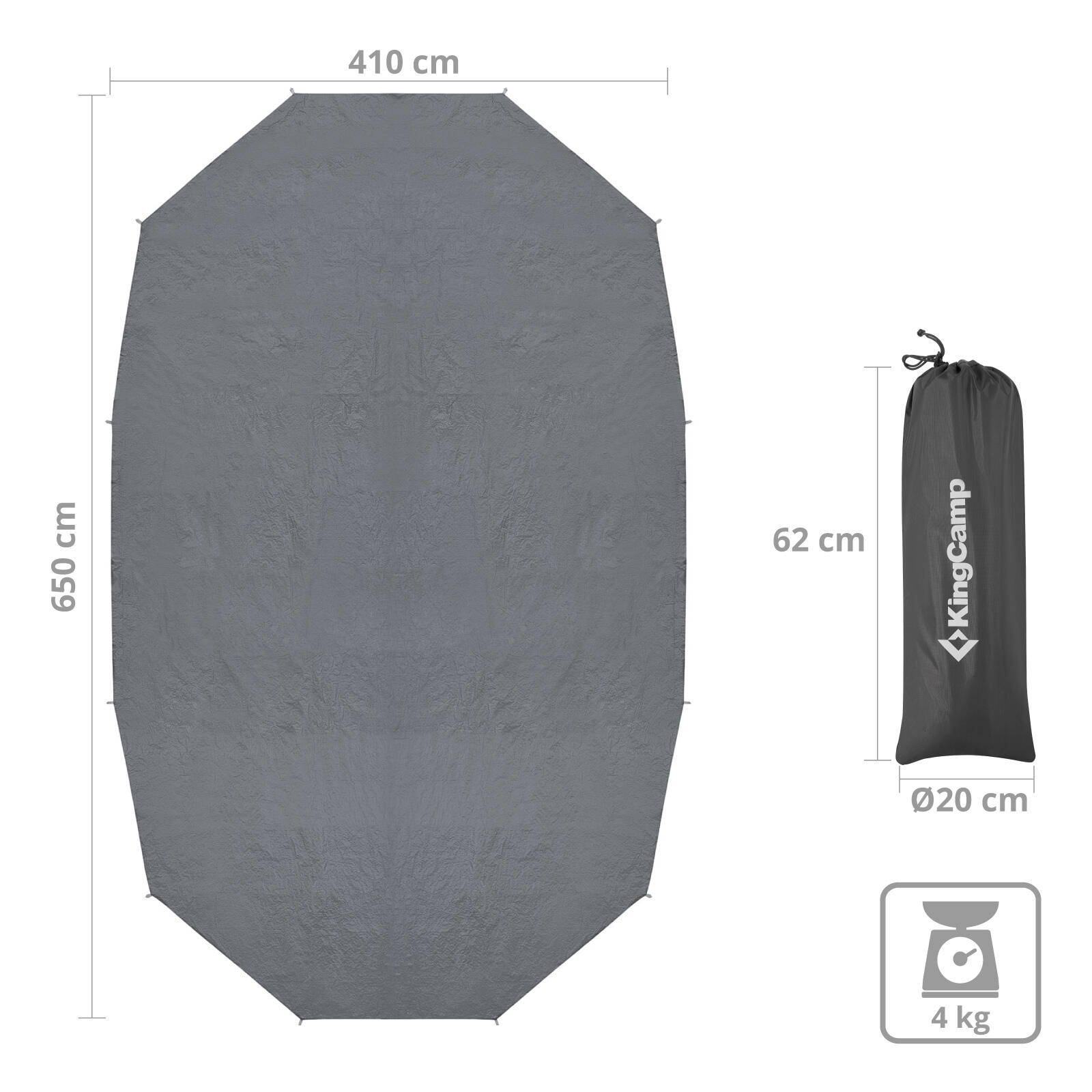 Suelo De Tienda Para Khan Palace Glamping Camping Tarpaulin Outdoor 2/7