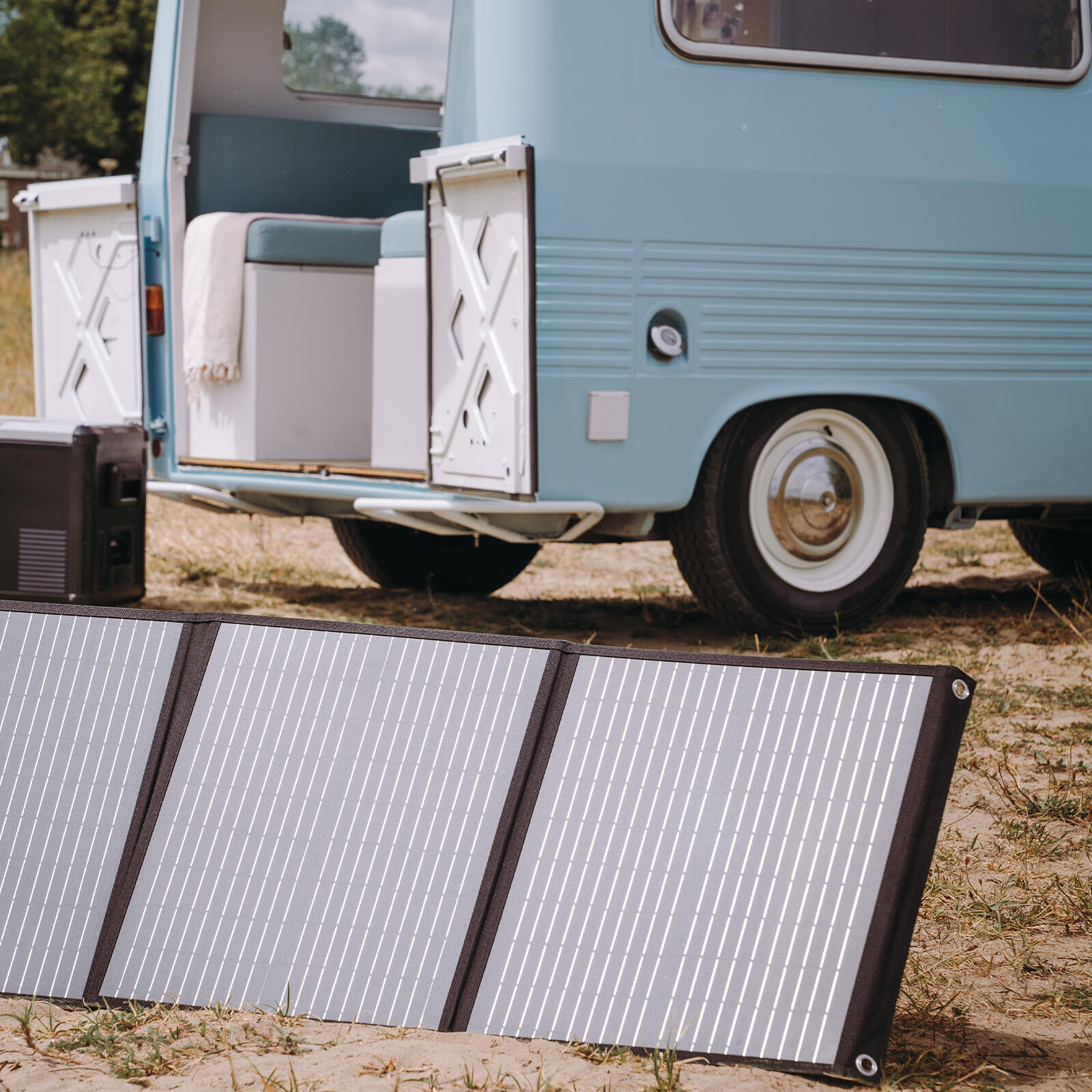 Solarpanel Solarmodul MSFO-150 Camping Outdoor Tragbar Faltbar PERC 150 W 4/7