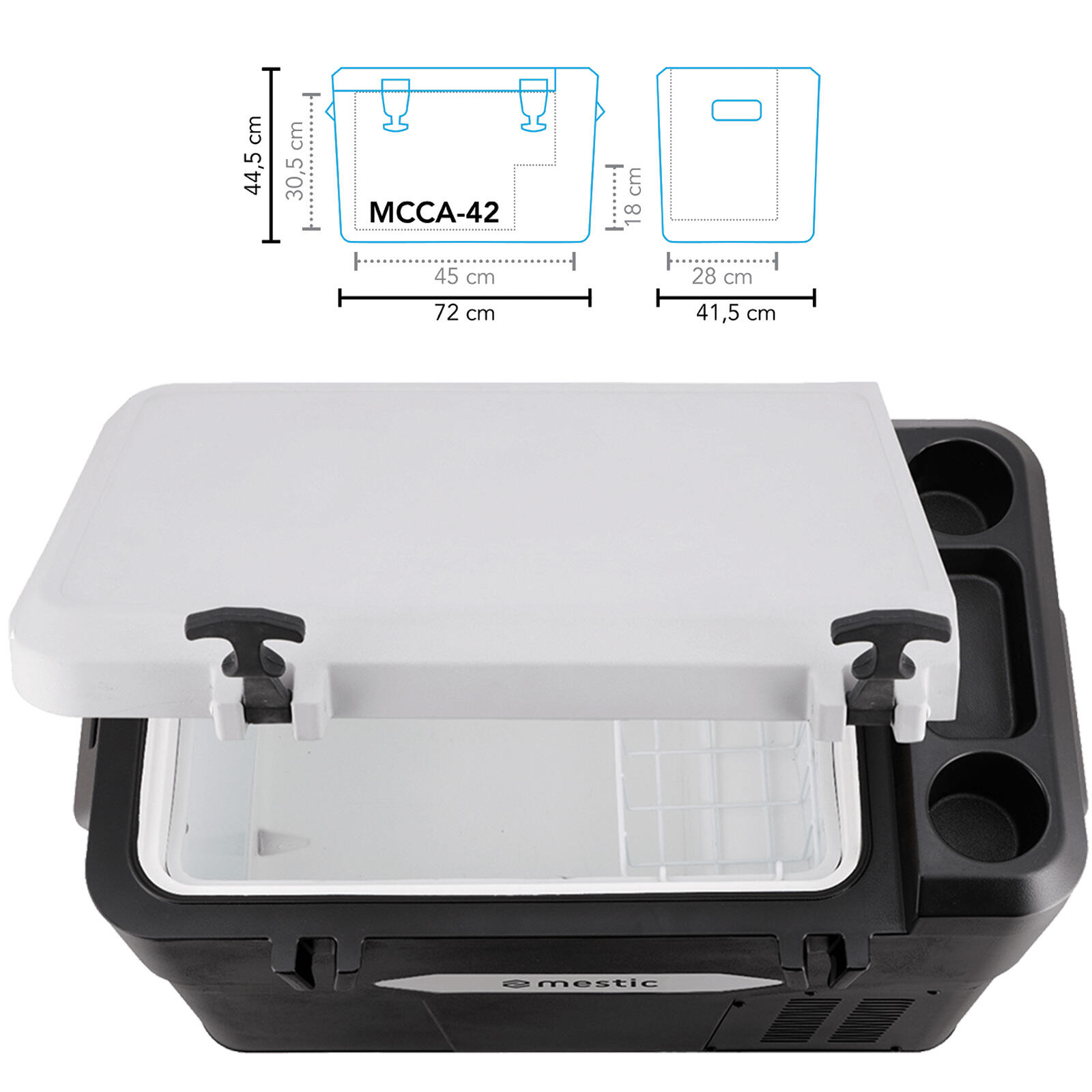 Cestovní kompresorová lednice Mestic Cool Box MCCA-42 AC/DC 2/7