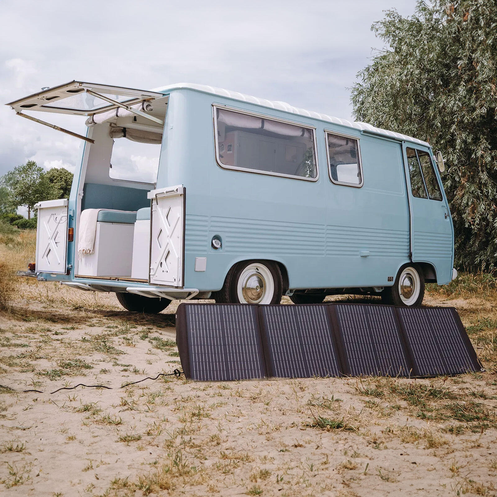Solarpanel Solarmodul MSFO-200 Camping Outdoor Tragbar Faltbar PERC 200 W 4/7