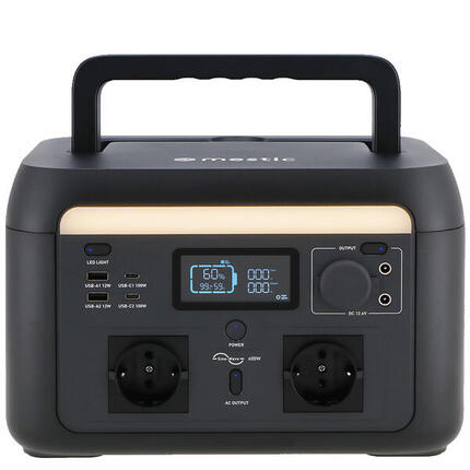 Tragbare Powerstation MPS-600 Camping Solar Generator LiFePO4 600W 512Wh
