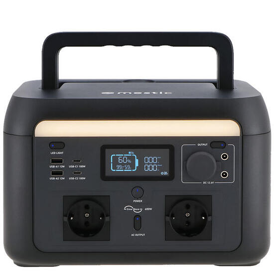 Tragbare Powerstation MPS-600 Camping Solar Generator LiFePO4 600W 512Wh