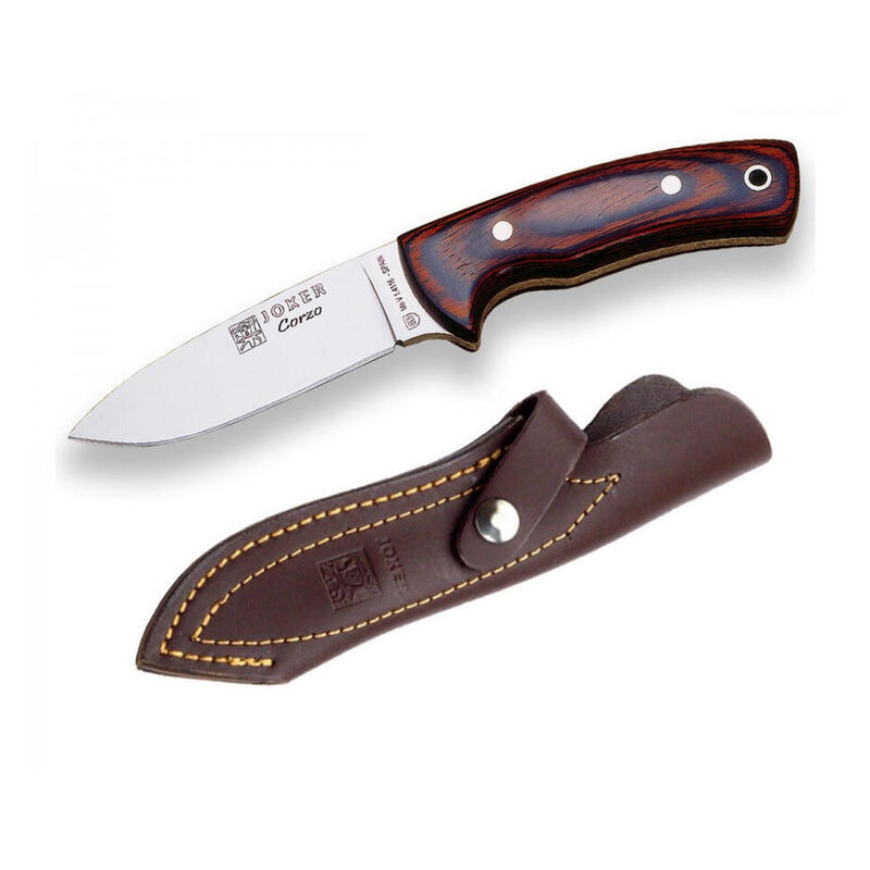 Cutit Joker Corzo, lama inox 10 cm, teaca piele