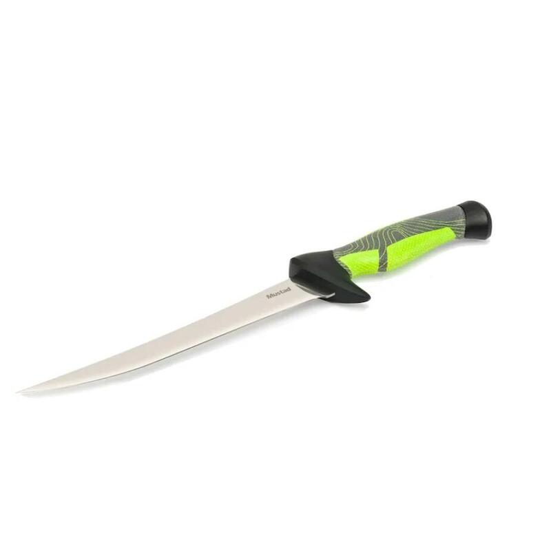 CUTIT DE FILETAT MUSTAD, LAMA 20.3 CM VERDE, CU TEACA