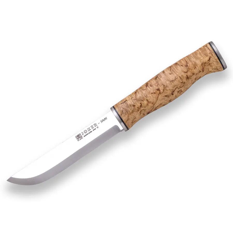 Nóż Joker Sami bushcraft, rękojeść brzoza, stal nierdzewna, ostrze 12.3 cm 2/3