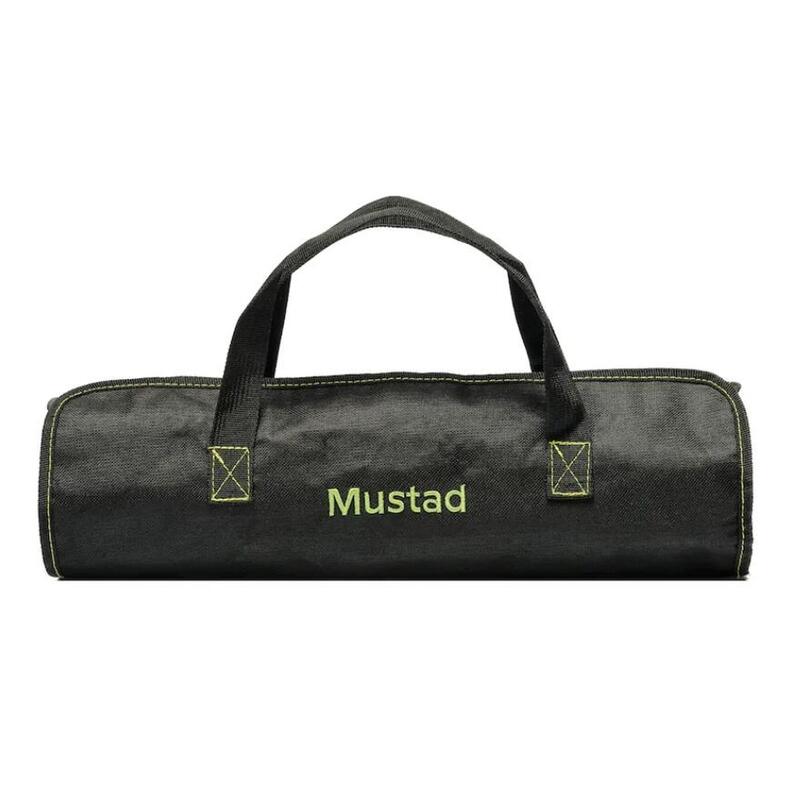 SET CUTITE DE FILETAT MUSTAD CU ASCUTITOR SI HUSA, VERDE