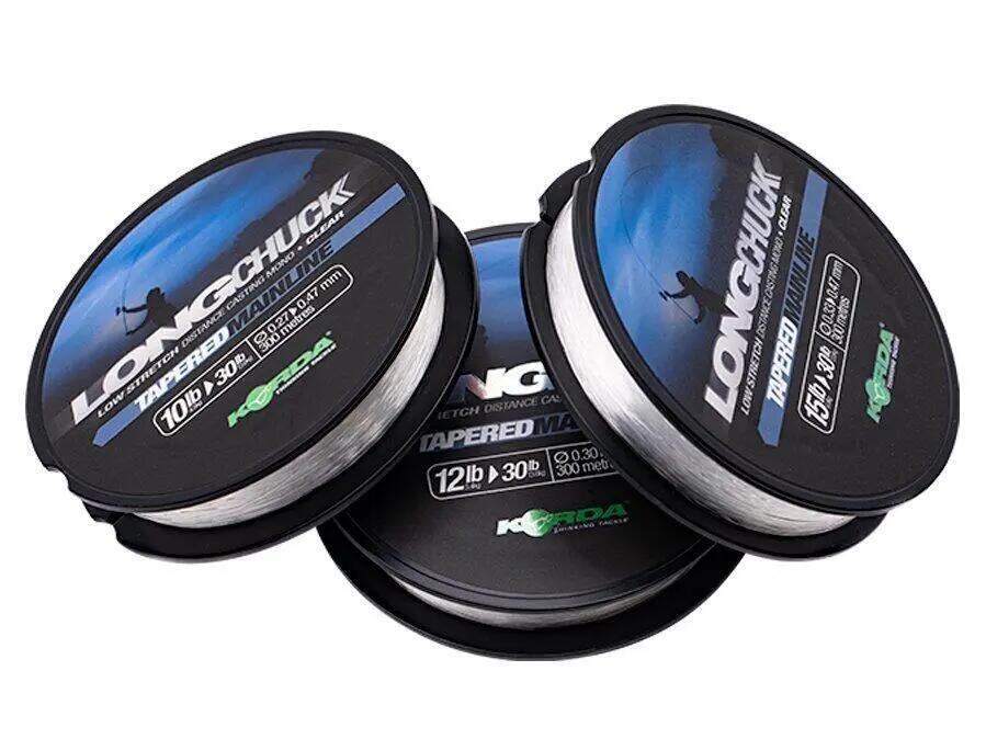 LEADER INAINTAS MONOFILAMENT KORDA LONGCHUCK 0.33-0.47MM 2/3