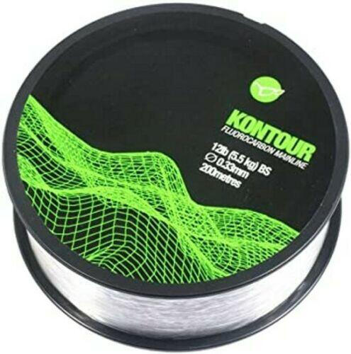 Korda Kontour Fluorcarbon - 200m Fluorocarbonschnur 1/4