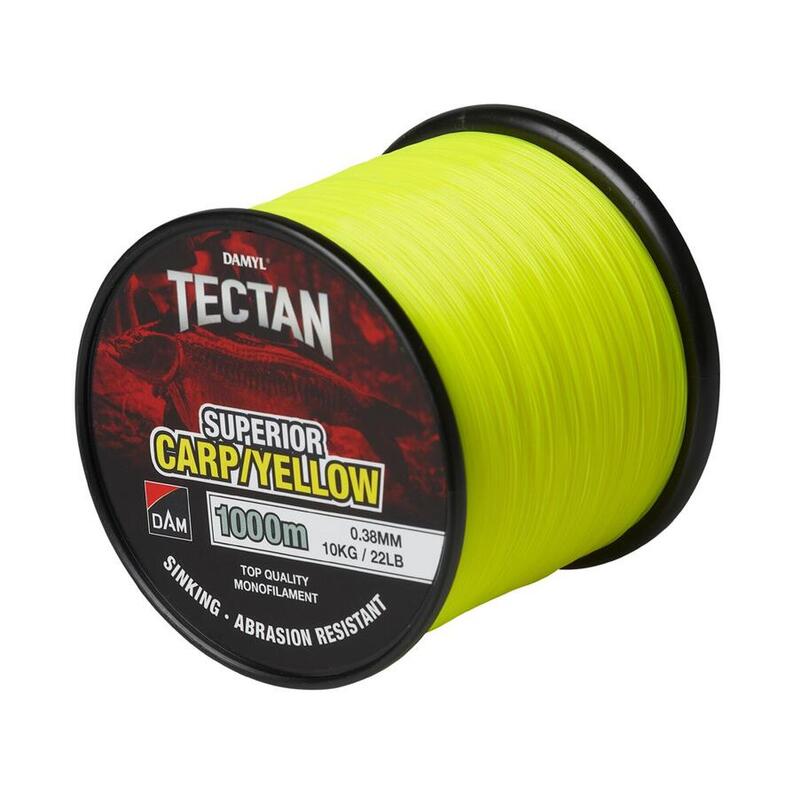 FIR MONOFILAMENT DAM TECTAN CRAP YELLOW 030MM/7,0KG/1000M