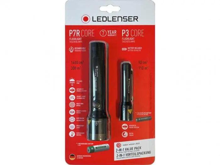 Zestaw latarek LED Lenser P7R Core + P3 Core 3/5