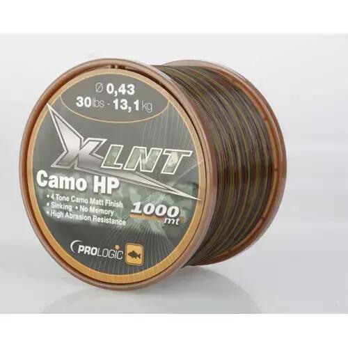 Единична монофиламентна въдица Prologic XLNT HP Camo 0.33 мм, 7.4 кг, 1000 м