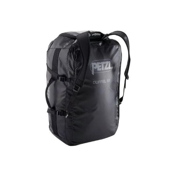 Sac Duffel Petzl 85 L TPU sans PVC noir, bretelles matelassées amovibles 2/3