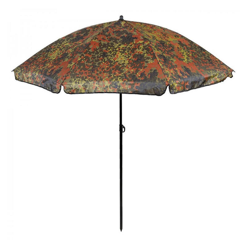 Umbrela parasolar plaja, pescuit, camping, unghi reglabil, camuflaj