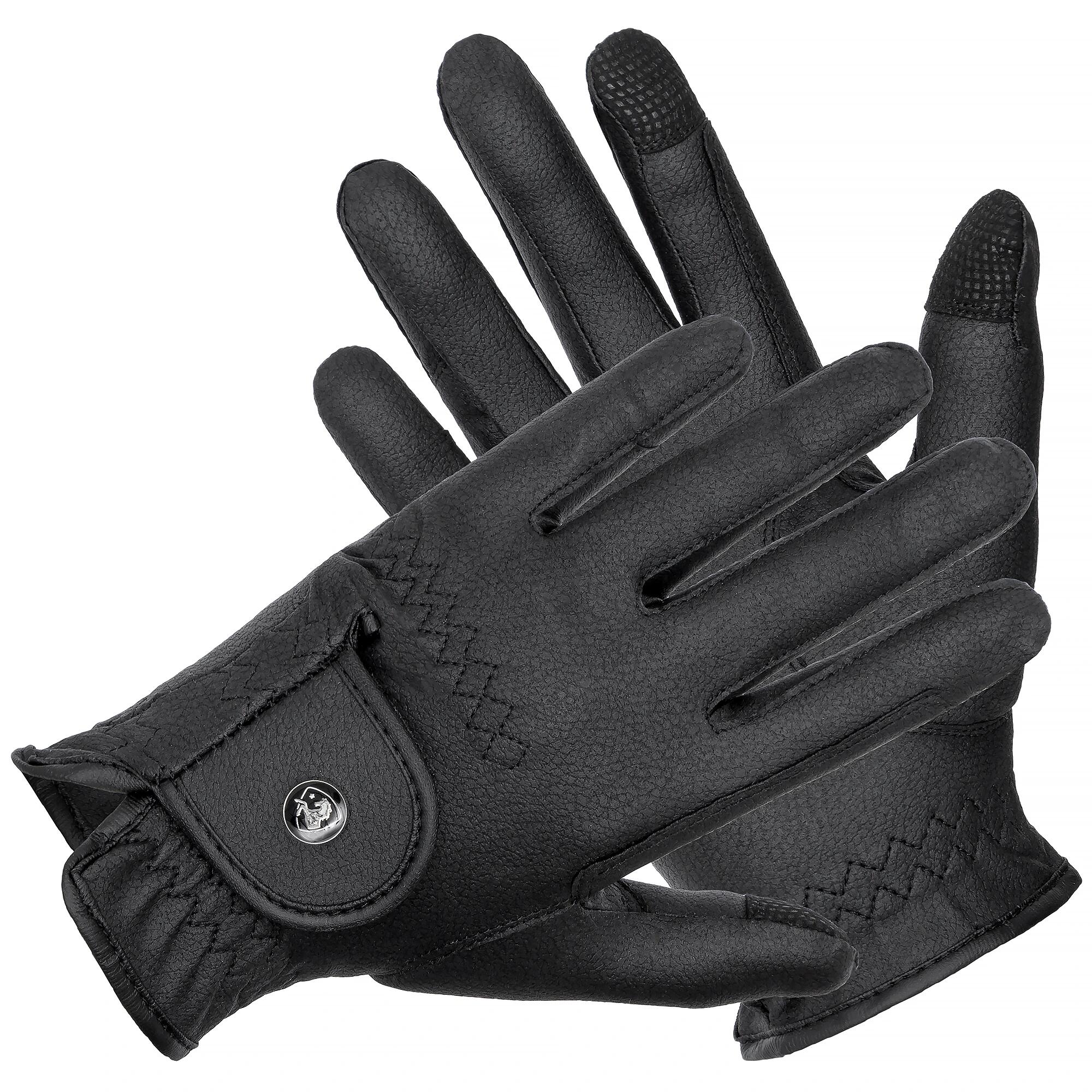 Equestrian Queen - Gants D'Équitation Equestrian Queen Zanzibar Noir - Gants - Noir - 48 Xl - Decathlon