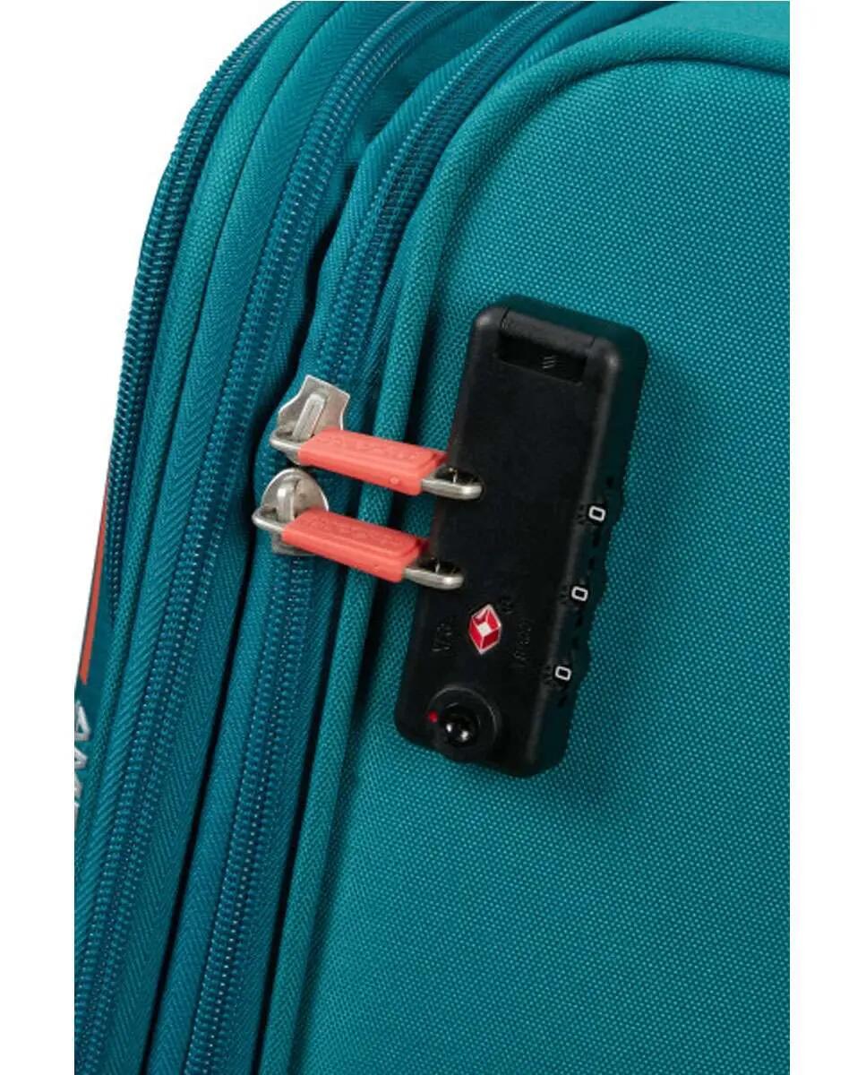 Mala de viagem grande Pulsonic 81cm com 4 rodas expansível 3/4
