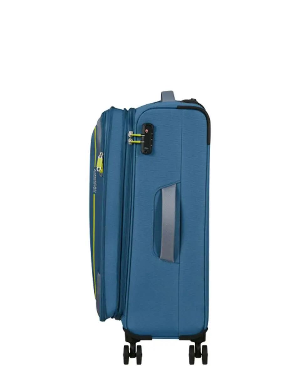 Mala de viagem grande Pulsonic 81cm com 4 rodas expansível 4/4