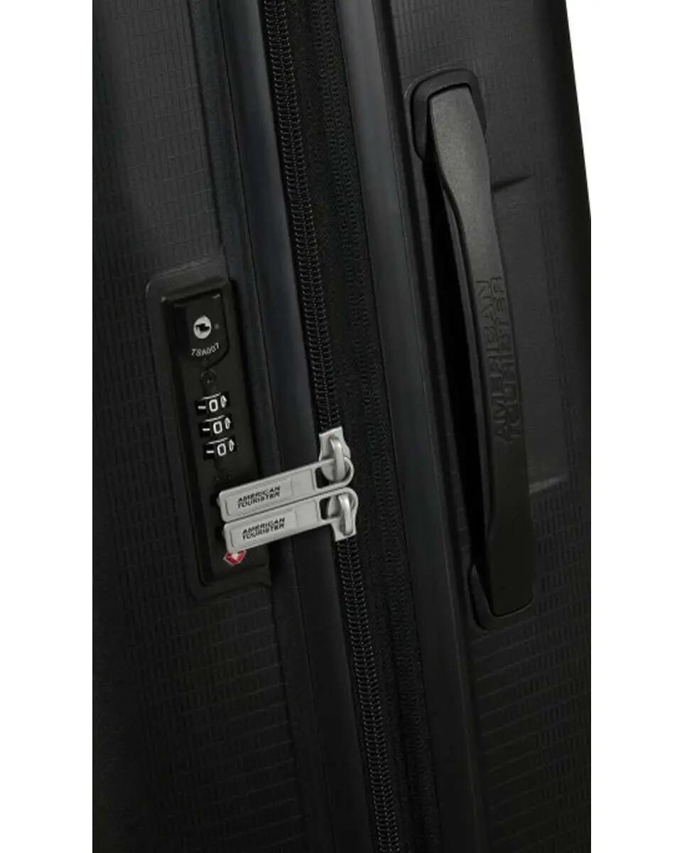 Mala de viagem grande Aerostep 77cm com 4 rodas expansível 3/4