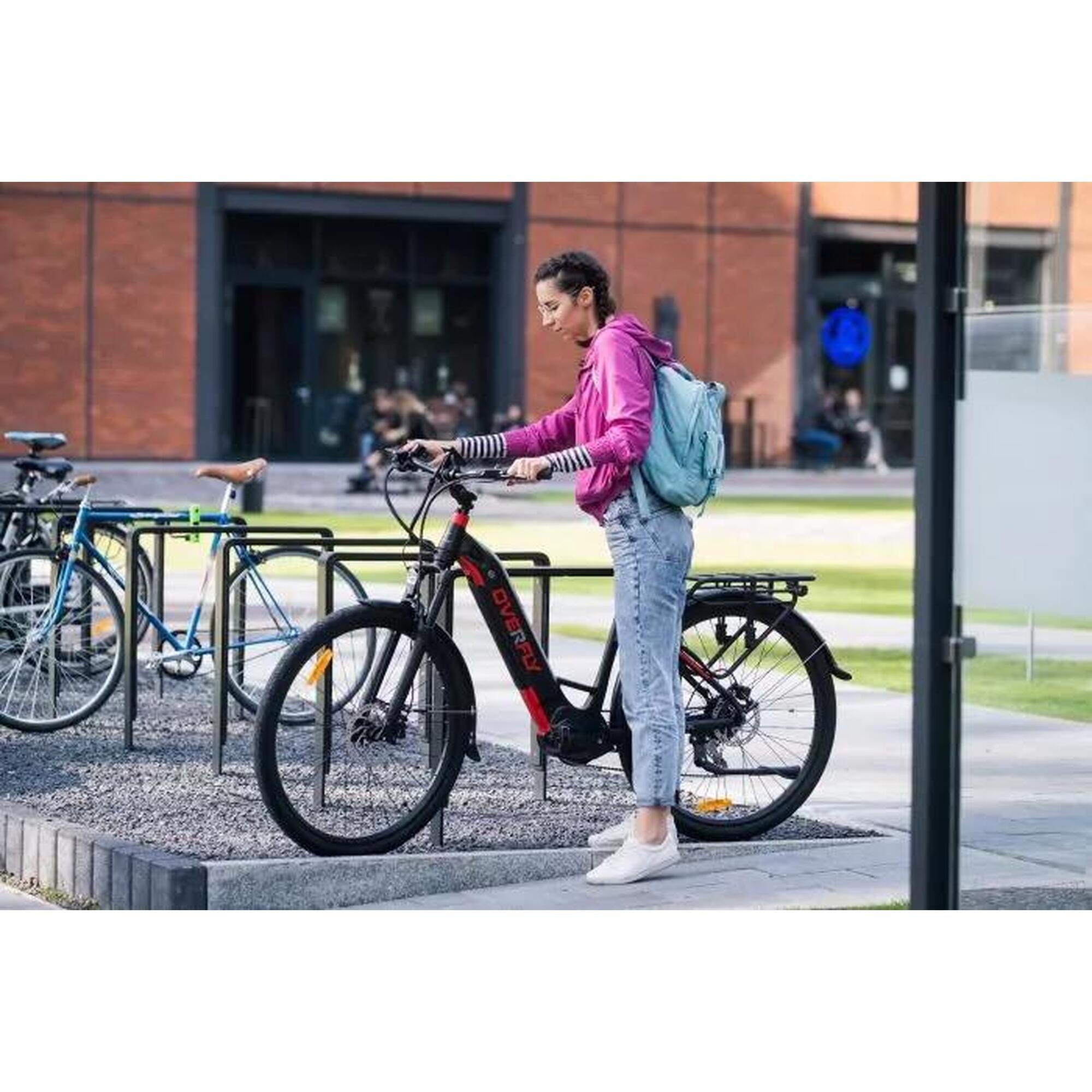 Rower Elektryczny Trekingowy Damski Muse Plus 14.5 Ah OVERFLYBIKE