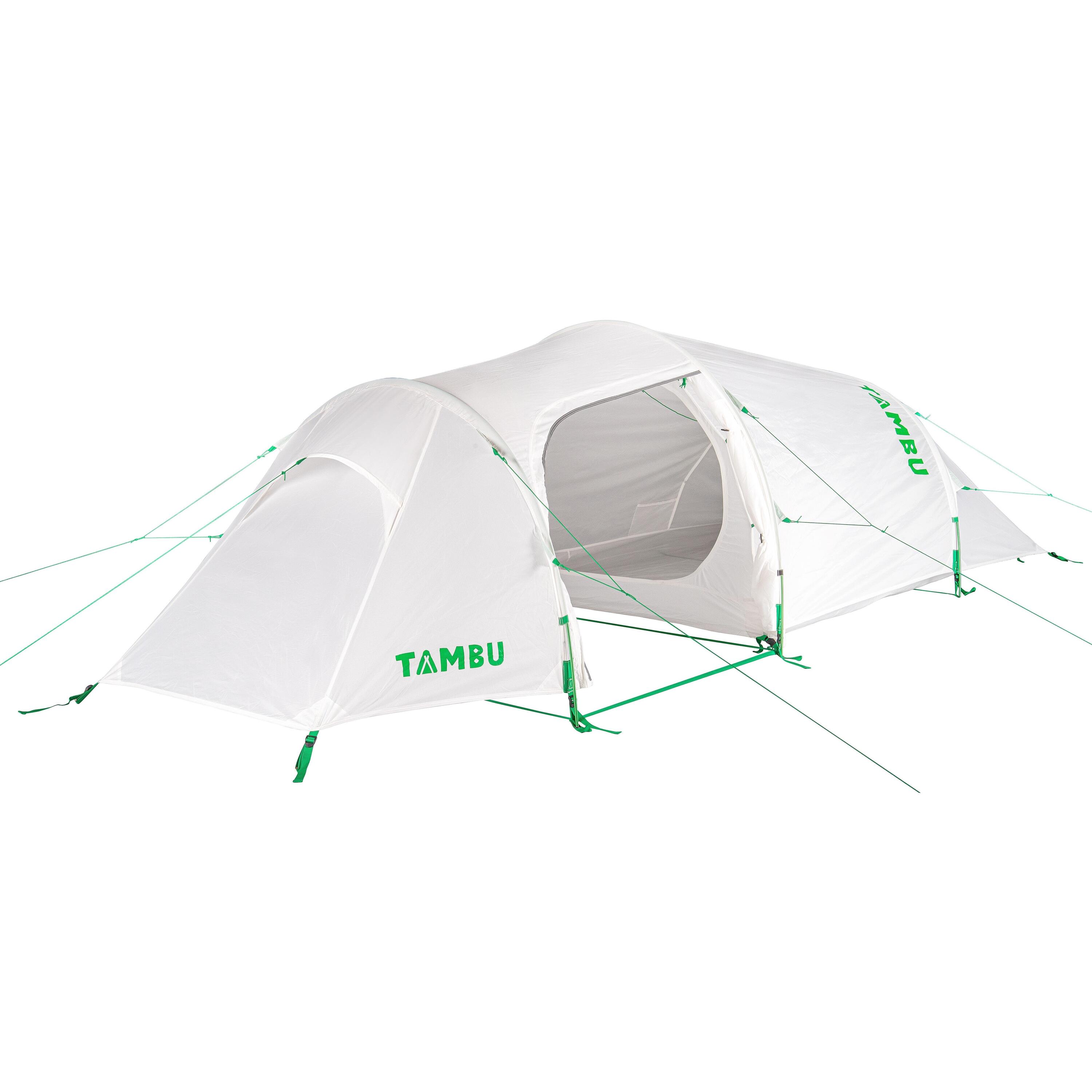 TAMBU TAMBU Tenda da trekking SADA 2 | Tenda a tunnel per 2 persone | Bianco