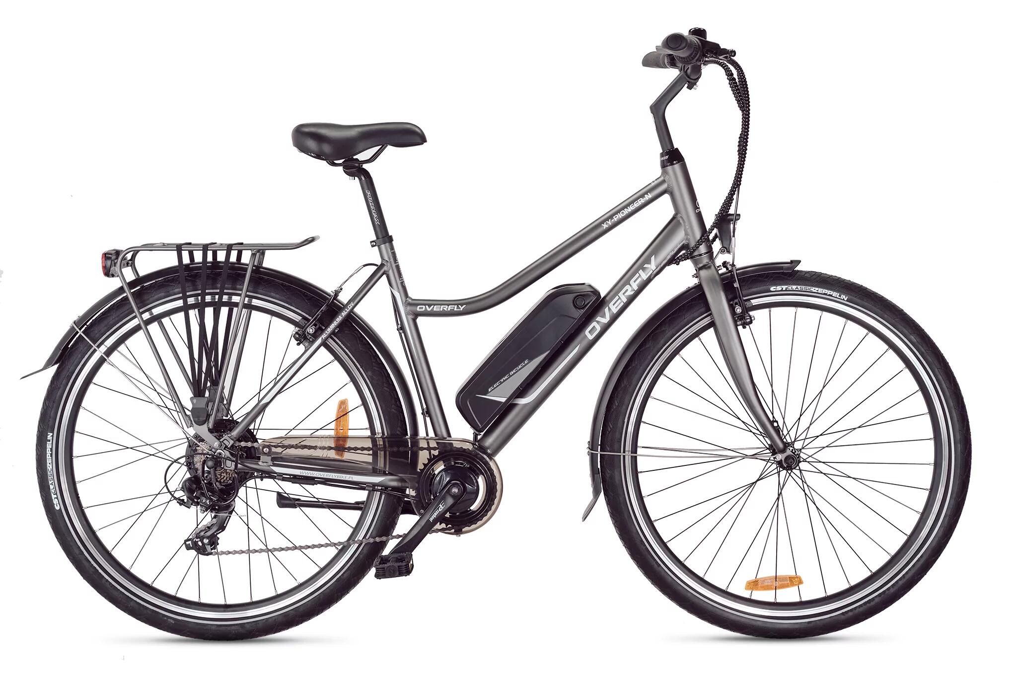 Rower Elektryczny Overfly Pioneer 9.6 Ah / 345 Wh  Zasięg 40-60 km 1/7