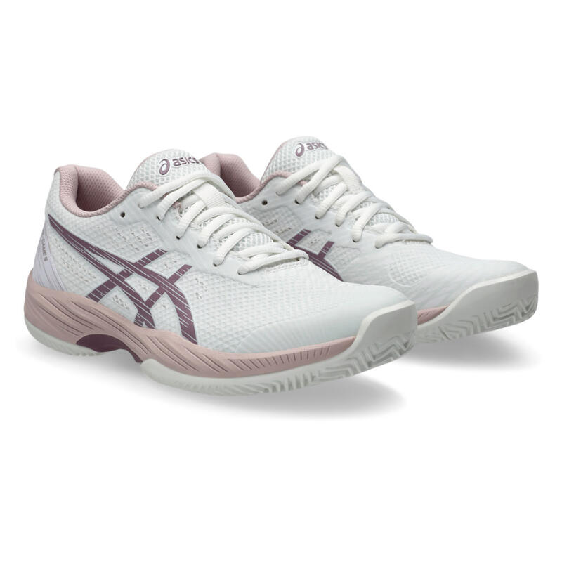 Zapatillas Asics Gel Game 9 Clay Blanco Malva Mujer -  - 36