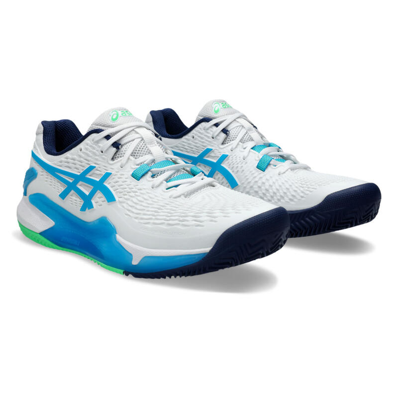 Asics Gel Resolution 9 Clay 1041a375 Azul