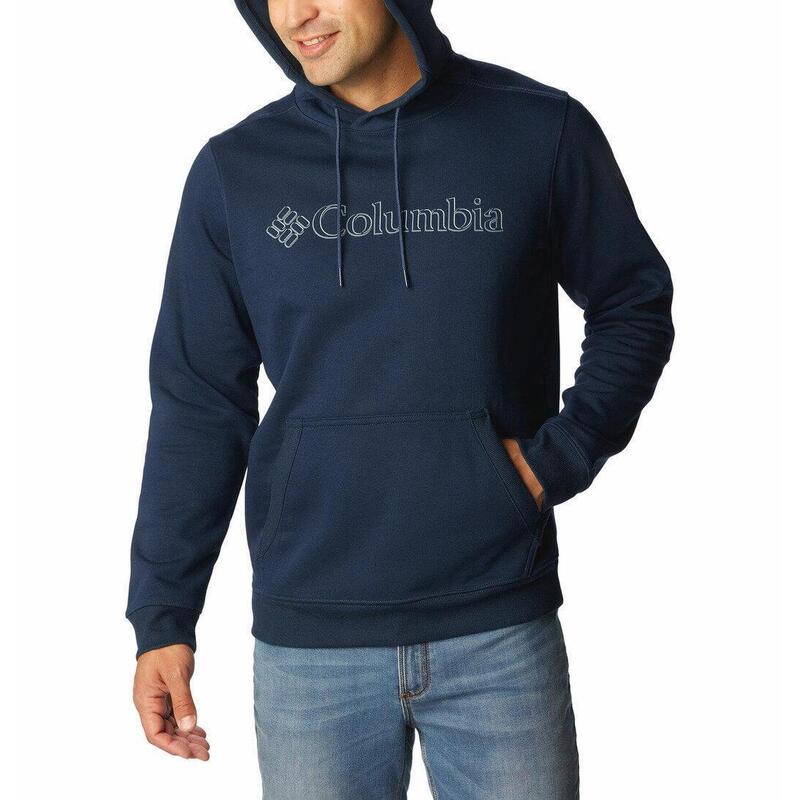 Férfi pulóver, Columbia CSC Basic Logo II Hoodie, sötétkék